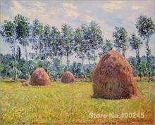 Stroh Schober in Giverny. Claude Monet painting for sale oil on canvas Hand painted High quality 2023 - buy cheap