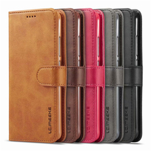 Магнитный кожаный Ретро Чехол-книжка Fundas для Xiaomi A2 Lite, простой Роскошный чехол-кошелек для Redmi 4X5 Plus Note 6 A 7 8 Pro 2024 - купить недорого