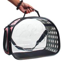 TPFOCUS Portable Transparent Pet Bag Cage with Breathable Holes for Outdoor Cats Dogs Use Footprint Transparent Package 2024 - buy cheap