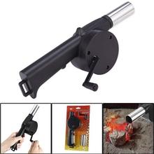 Handy Crank Mini Fan Air Blower for BBQ Picnic Outdoor Camping Cooking Tool 2024 - buy cheap