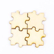 Game Puzzle Pattern Wooden Scrapbooking Collection Craft For Handmade Accessory Slices Decoration Home DIY 30mm 20pcs MZ144-FD 2024 - buy cheap