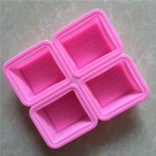 DIY Homemade Soap Mold Silicone Soap Cake Mold Rectangular Separate Four-hole 72% Letter Soap Mold Candle Maker Shake E895 2024 - buy cheap