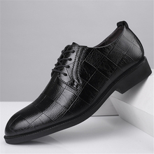 Zapatos Oxford De cuero para hombre, calzado Formal De alta calidad, con cordones, para negocios, 2019 2024 - compra barato