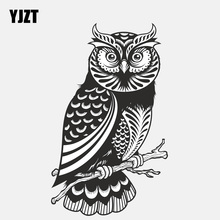 YJZT  9.5CM*15.5CM Individual Owl Silhouette PVC  High Quality Car Sticker 11-01317 2024 - buy cheap