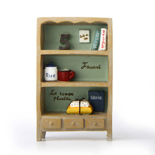 Mini resin bookcase/bookcase/bookshelf/book cabinet/shelf/Fairy garden gnome/DIY /terraium decoration/lovers/children gifts/ 2024 - buy cheap