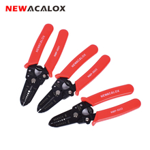 NEWACALOX Mini Precise Cutter Cable Wire Stripper Clamp Wire Cutter Wire Loop Stripping Pliers AWG 10-30 Terminal Crimping Tool 2024 - buy cheap