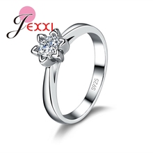 Charm Women Jewelry 925 Sterling Silver Rings For Party Decoration Birthday Elegant Gift For Ladies With CZ Crystal 2024 - buy cheap