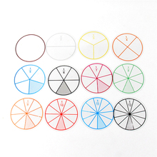 Montessori Educational Toys for Children Early Learning Kids Intelligence Teaching Aids Math Chips Fractions Circles 12 PCS/Lot 2024 - buy cheap