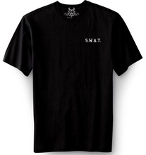 Nova estampa masculina "s. w. a. t." Swat team camiseta estampa engraçada preta marinha masculina verão 2019 2024 - compre barato