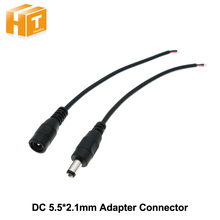 Adapter DC Connector 5.5*2.1mm Male / Female Connector 5pcs/lot 2024 - buy cheap