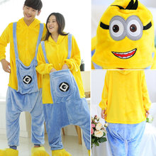 Kigurumi-Pijama de dibujos animados para adultos, ropa de dormir de alta calidad, azul y amarillo, disfraces de Cosplay 2024 - compra barato