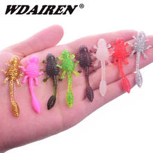 10Pcs/lot Fishing Lure Shad Soft Baits Wobblers Easy Luminous 50mm 1.15g Jig Head Silicone Worm Pesca Fishing Tackle Accessories 2024 - buy cheap