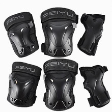 Adults Kids Cycling Roller Skiing Skate Board Knee Elbow Knee Wrist Chilren Men Women Safety Protective Outdoor Skating Pads 2024 - buy cheap