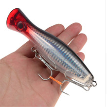 1Pcs 12cm 40g New Big Popper Fishing Lure 8 Colors Isca Hard Artificial Bait Wobbler Crankbait Swimbait Pesca Leurre Pike Bait 2024 - buy cheap