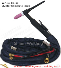 High Quality WP18 W350 TIG Gun Water Cooled Argon Tig Welding Torches WP18 WP-18  SR18 5M 16Foot Cable Tig Torch complete 2024 - buy cheap