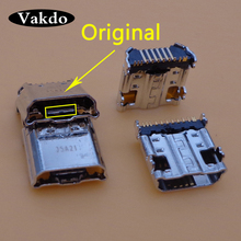 50 шт./лот Micro USB разъем для зарядного порта, разъем для зарядки для Samsung Galaxy Tab 3 7.0 I9200 I9202 P5200 T211 T210 T230 T231 2024 - купить недорого