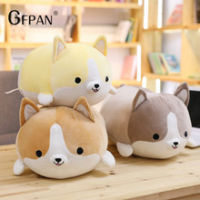 1pc 60cm Kawaii  Corgi Dog Plush Toy Stuffed Soft Animal Cartoon animal Pillow Lovely doll Best Christmas Gift for Kids Baby 2024 - buy cheap