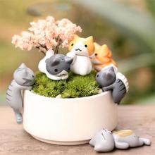 Cute Miniature Home Fairy Garden Cats Micro Kitty Landscape Ornament Decorations DIY Lucky Cat Figures for Crafts and Home Decor 2024 - buy cheap