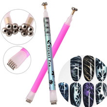 1Pc Double ended Cat Eye Magnet Pen Magical Stick Flower Stripe Grid For Magnetic UV Gel Manicure Beauty DIY Nail Art Tools 2024 - buy cheap