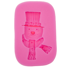 Snowman Silicone Cake Mold Fondant Cake Decorating Tools Cooking Tools Forma De Silicone E584 2024 - buy cheap