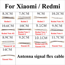 Chenghaoran cabo de linha flexível para sinal de antena, para redmi 1 2 3 note 3g 4g note 2 3 4 xiaomi 2 3 4 4c 4i cabeça 5 redmi note 4x max 2024 - compre barato