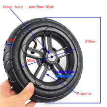 Новое металлическое пневматическое колесо 200x45, ступица и внутренняя трубка используются для скутера M8, M10, пневматическое колесо и пневматическое колесо 8 дюймов для скутера 2024 - купить недорого
