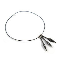 Bsarai Sasuke Kakashi Kunai Cosplay Zinc Alloy Necklace 2024 - buy cheap