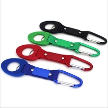 Mini Carabiner Water Bottle Holder Outdoor Tools Camping Hiking Aluminum Rubber Buckle Hook Outdoor Supplies 2024 - buy cheap