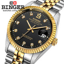 Switzerland Luxury Brand BINGER men's watch automatic mechanical Watches Diamond Waterproof full Steel Couples Clock BG-0373 2024 - buy cheap
