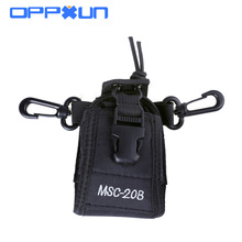 OPPXUN MSC-20B Portable Radio Case Holder Holster for Kenwood Icom Motorola BaoFeng UV-5R UV-82 B5 UV-5RE Plus GT3 Walkie Talkie 2024 - buy cheap