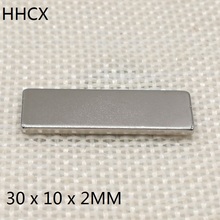 10pcs/lot Magnet 30*10*2 N35 Strong Square NdFeB Rare Earth magnet 30x10x2 Neodymium Magnets for moto 2024 - buy cheap