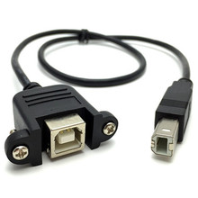 Кабель-удлинитель USB Type-B «папа»-«мама» для принтера, 50 см/2,0 м 2024 - купить недорого