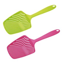 1pc High Quality Scoop Colander Nylon Spoon Strainer Kitchen Tool Random Color 2024 - buy cheap