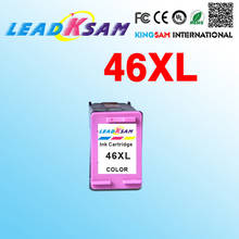 LEADKSAM compatible For hp46 Color Ink Cartridge for 46XL DeskJet 2020hc 2025hc 2520hc 2029 2529 4729 Printer 2024 - buy cheap