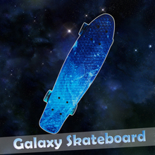 New Galaxy mini cruiser 22 peny skateboard long board Pnny complete transparent skateboard fish board pink and blue patines kids 2024 - buy cheap