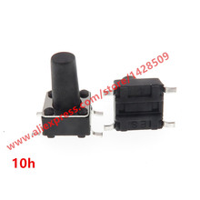 200pcs PCS SMD Switch 6*6*10mm 4Pin Tactile Tact Push Button Micro Switch Self-reset Switches 2024 - buy cheap