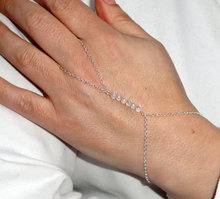 Free shipping,Silver crystal slave bracelet, Slave bracelet , hand bracelet, Silver crystal hand jewelry, Delicate jewelry 2024 - buy cheap