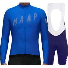 Maillot de Manga larga para ciclismo de equipo profesional para hombre, conjunto de jersey de Manga larga para bicicleta de montaña, otoño de 2022 2024 - compra barato