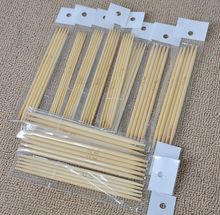 Kit de costura recta de bambú para manualidades, conjunto de herramientas de costura de 13cm, con mango, aguja para la confección de artesanías, tamaño 11, lote de 15 unidades, 71892 2024 - compra barato