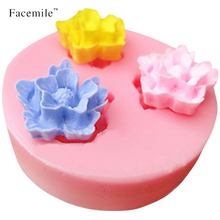 Silicone Cake Mold 3D Flower Shapes Fondant Mold DIY Cake Decorating Tools soap mold 50-34 Gift 2024 - buy cheap