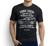 Camiseta de algodón para hombre, prenda de vestir Unisex, con cuello redondo, estilo Hipster, de la leyenda del coche americano, Cosworth 2024 - compra barato