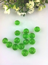 Free Shipping! Wholesale 5000pcs/lot 6mm High Quality Green Crystal Glass Loose Crystal Rondelle Beads 2024 - buy cheap