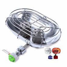 Fast Heating Double Burner Heating Stove Infrared Ray Heater Camping Warmer Heating Gas Stove for Winter Camping Outdoor Fishing 2024 - buy cheap