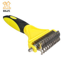 Dog Grooming Comb Dematting Tool for Dogs Undercoat Removal - Professional Pet Rake Brush for Medium and Large Dog Dropship 2024 - buy cheap