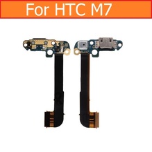 USB-разъем для зарядки микрофона, печатной платы, разъем для зарядки HTC M7 801e 801s 801c 801n 802 Вт 802t 802d 2024 - купить недорого