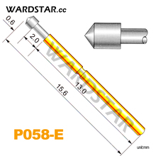 100pcs P058-E Spring Test Probes Pogo Pin Length 15.6mm (Stroke Spring Froce:70g) 2024 - buy cheap