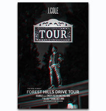 New J Cole 2014 Forest Hills Drive Tour Rap-Silk Art Poster Wall Sticker Decoration Gift 2024 - buy cheap