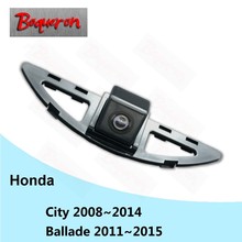 BOQUERON-cámara de marcha atrás para coche Honda City, 2008 ~ 2014, 2011 ~ 2015, SONY HD CCD, cámara de visión trasera inversa, lámpara de placa de matrícula 2024 - compra barato
