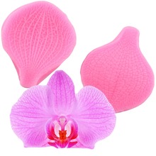 Orchid Flower Petals Silicone Mold Flower Fondant Cake Decorating Moulds Confectionery Baking Tools 2024 - buy cheap