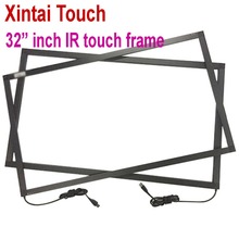 Free Shipping! Xintai Touch 20 points 32" Infrared Touch Screen frame, 16:9 format for advertising 2024 - buy cheap